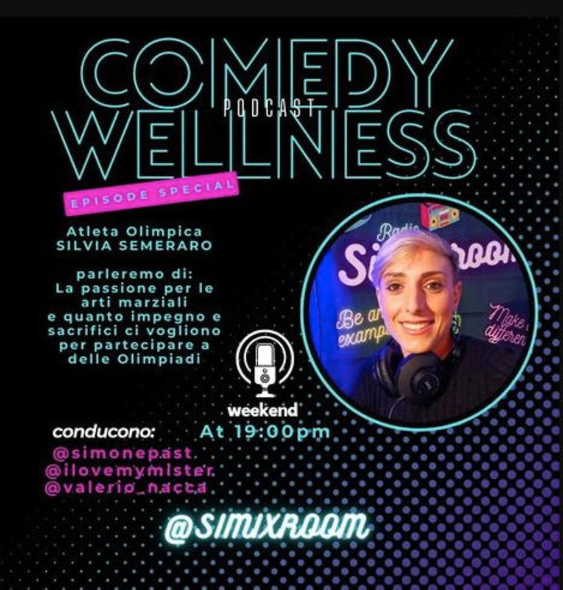  L’atleta olimpica Silvia Semeraro tra gli ospiti di una puntata del podcast "Comedy Wellness"