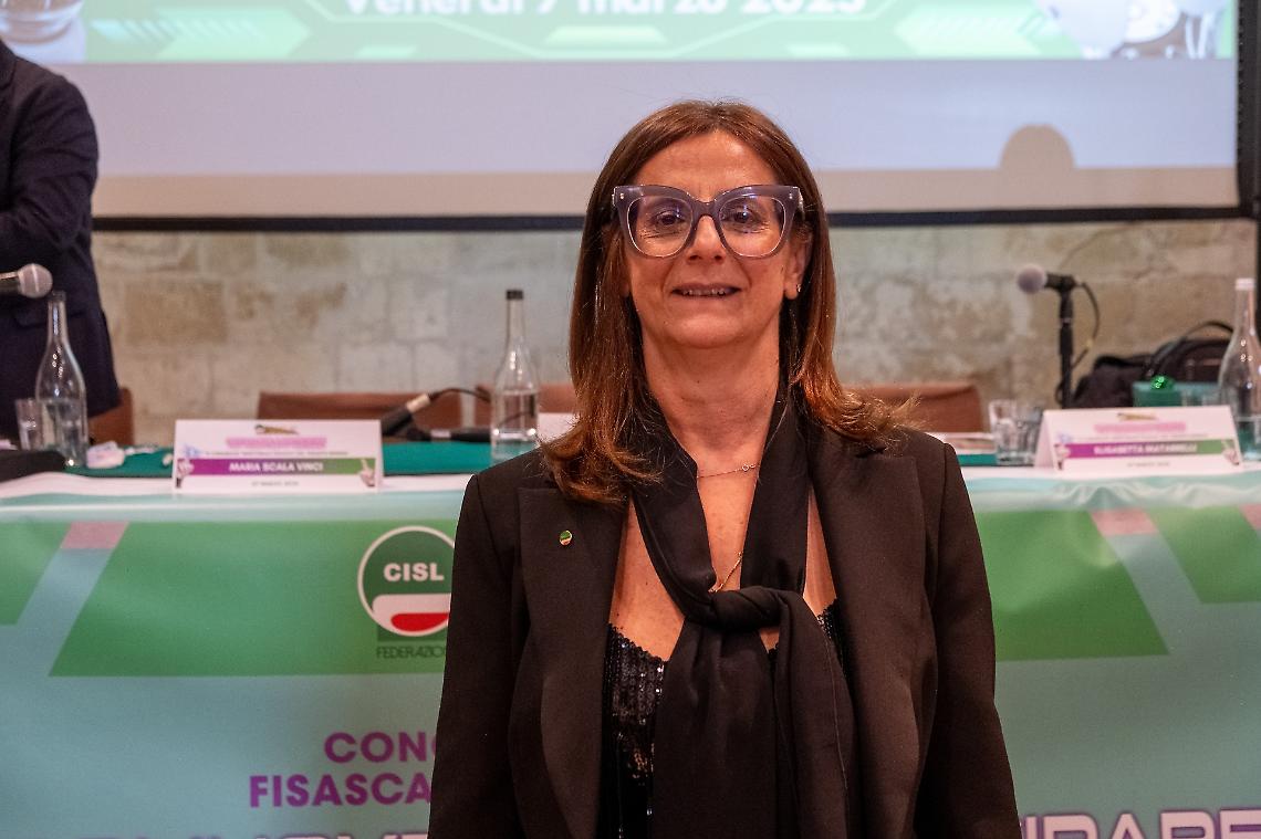 Mariella Vinci, nuova segretaria della Fisascat Cisl Taranto-Brindisi