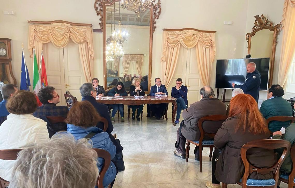 Un momento dell'incontro 