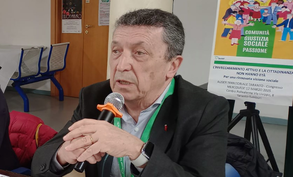 Donato Conte confermato presidente territoriale Auser di Taranto
