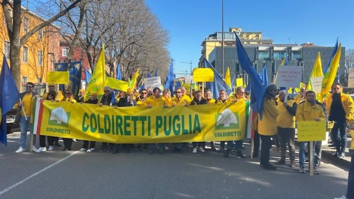 Gli agricoltori di Coldiretti Puglia a Parma
