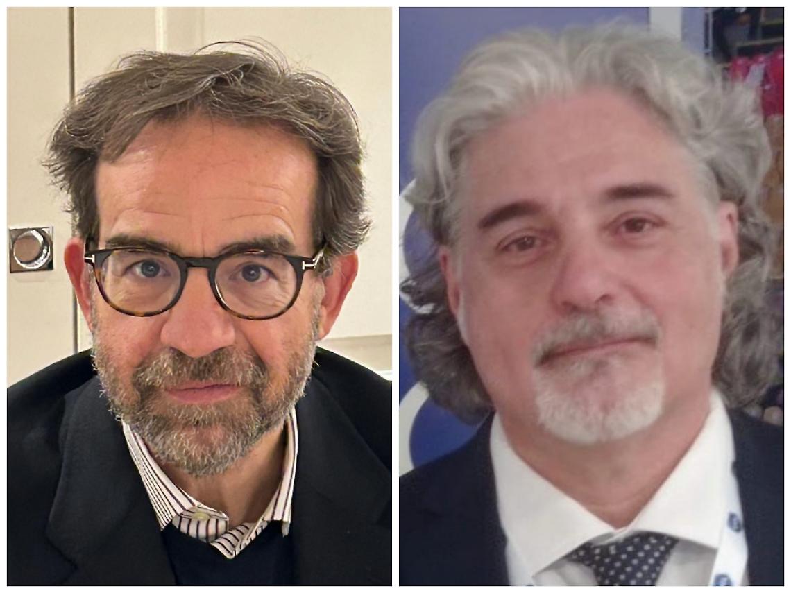 Da sinistra, l'avvocato Mario Soggia ed il segretario Giuseppe Scarciglia