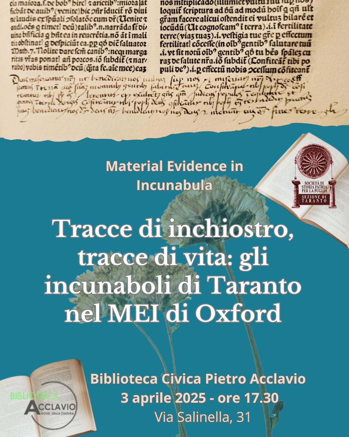 La locandina dell'evento
