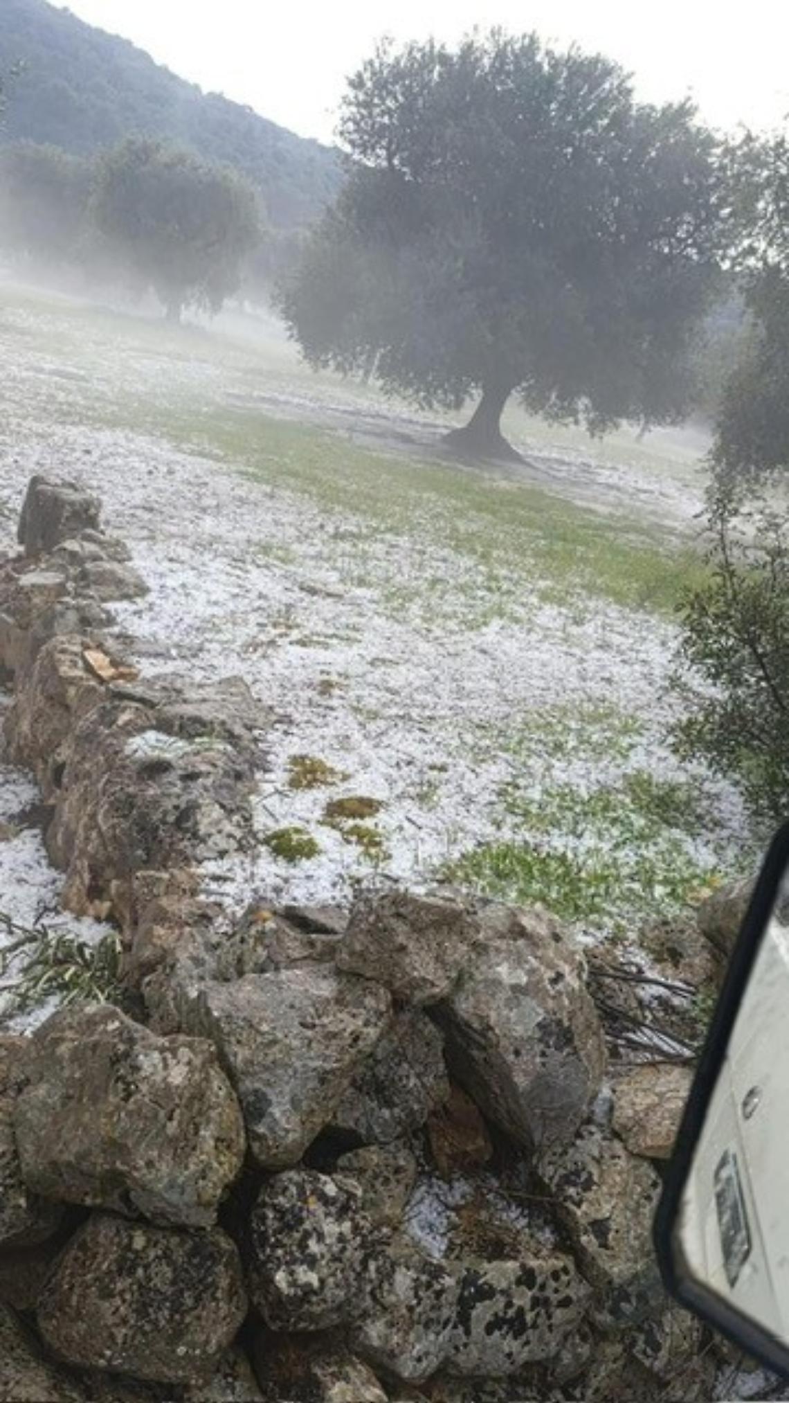 Grandinata killer in campagna in provincia di Brindisi