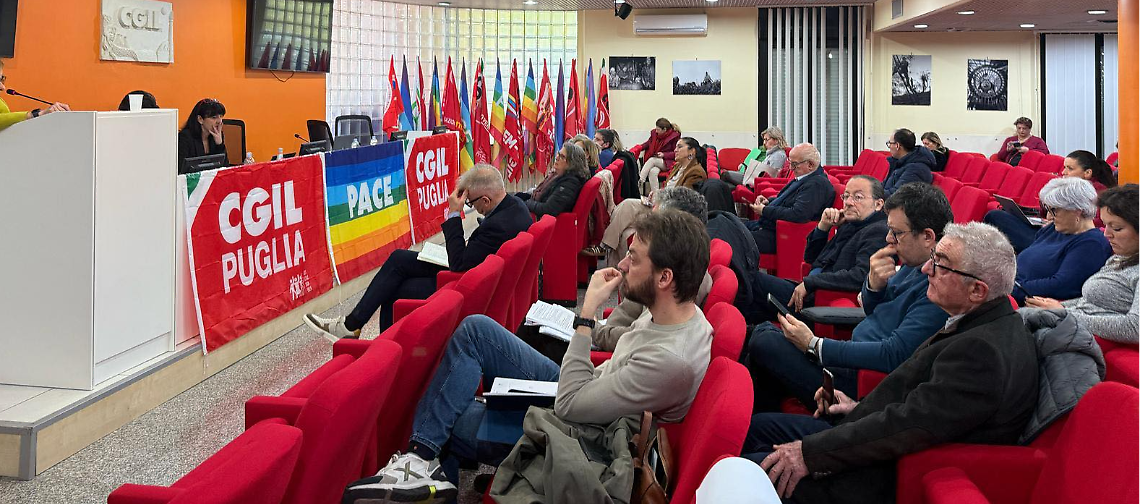Il seminario della Cgil a Bari