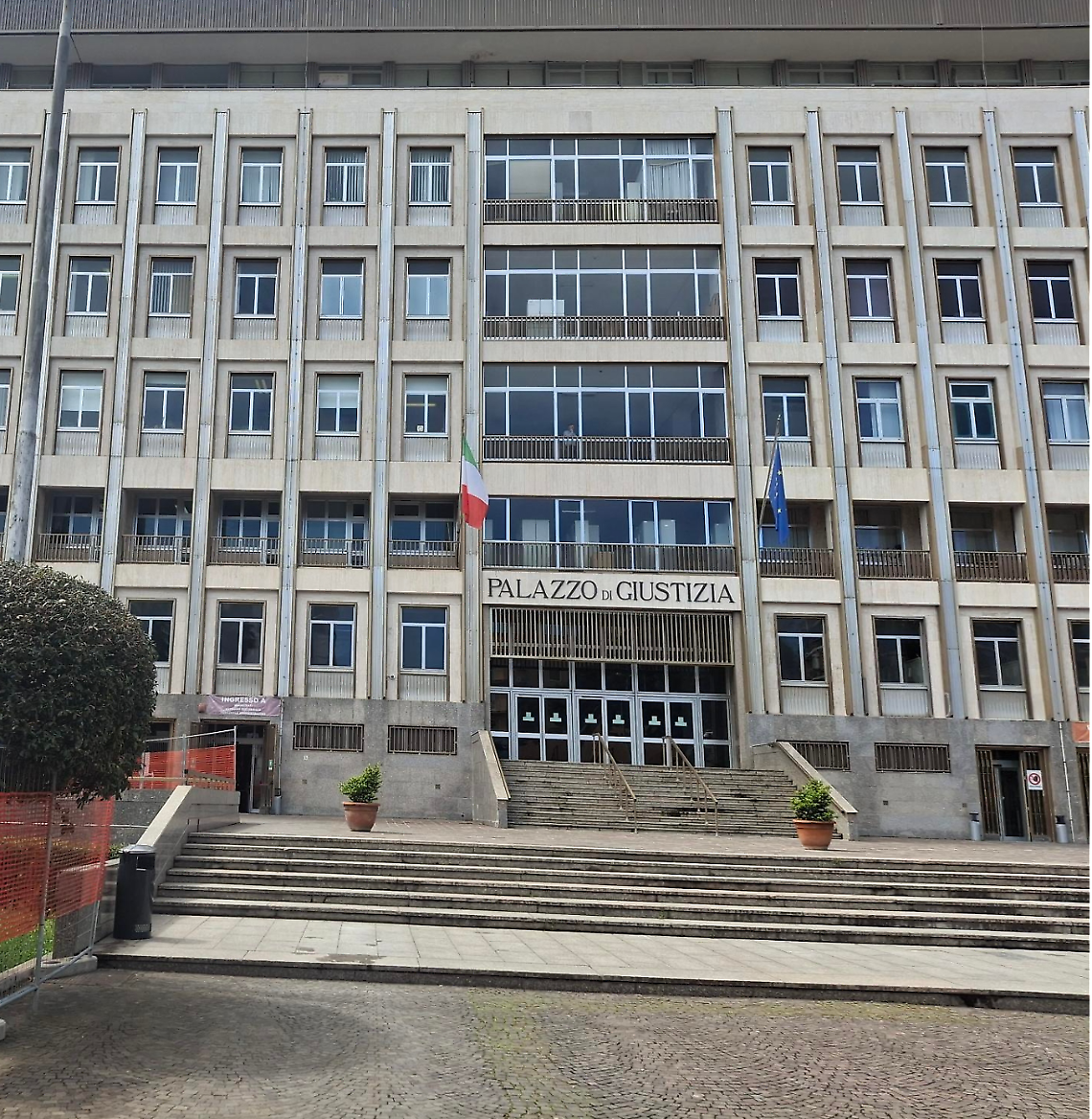I lavori al Palazzo di Giustizia di Bari