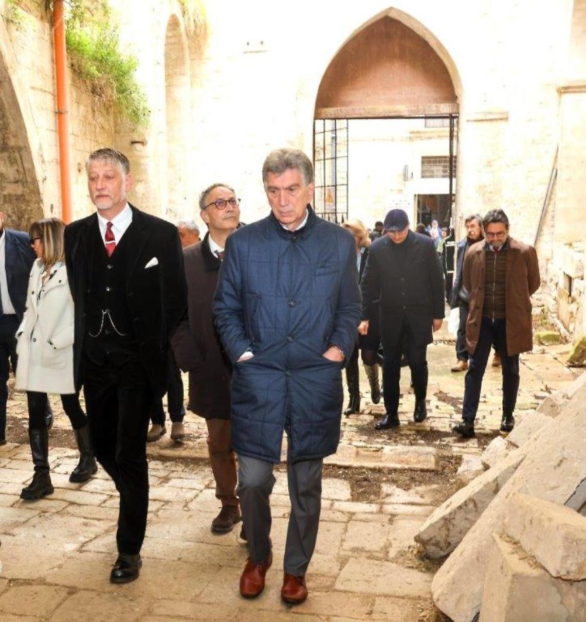 Alessandro Giuli e Cosimo Cannito a Palazzo Bonelli a Barletta