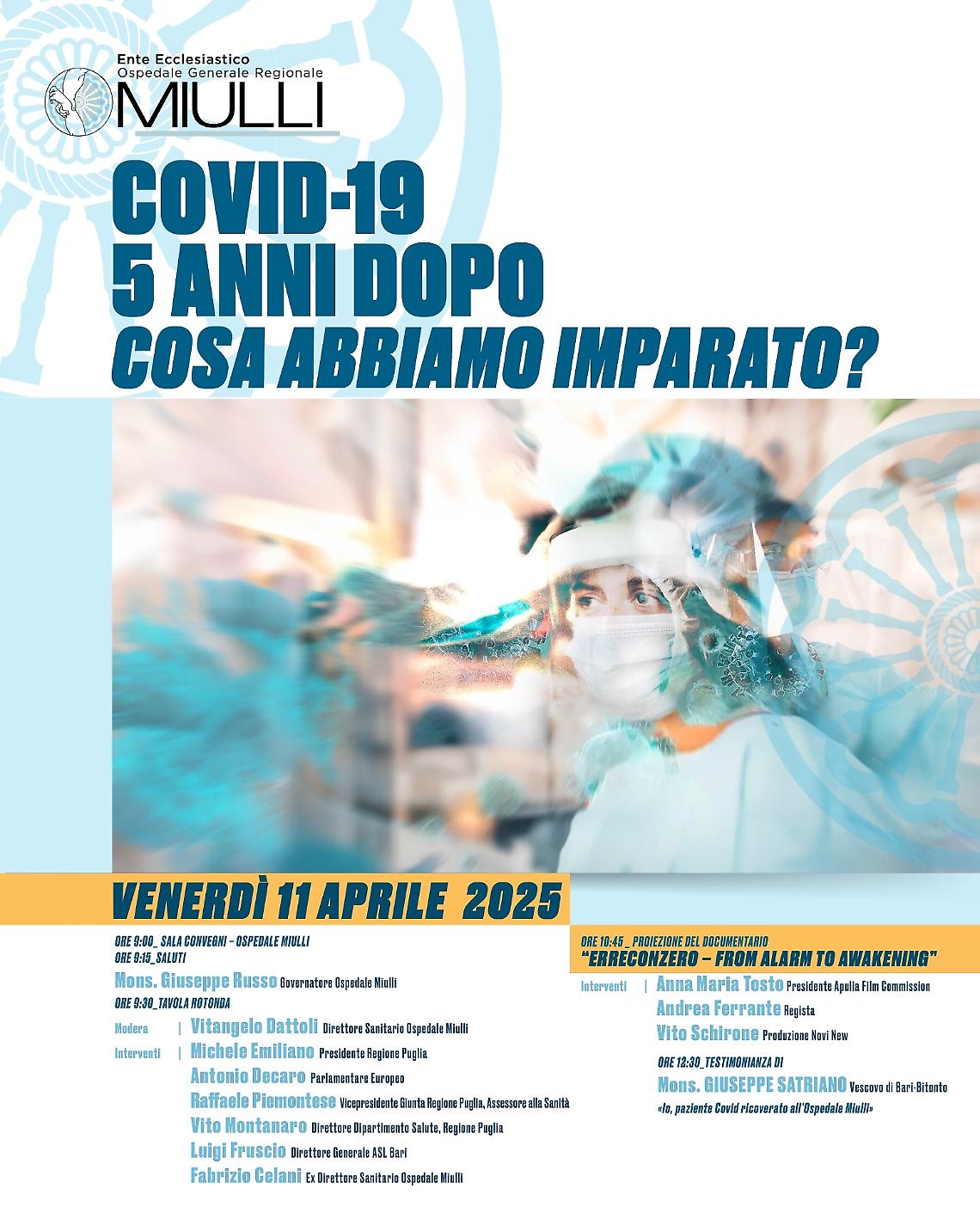 L'incontro al Miulli di Acquaviva delle Fonti