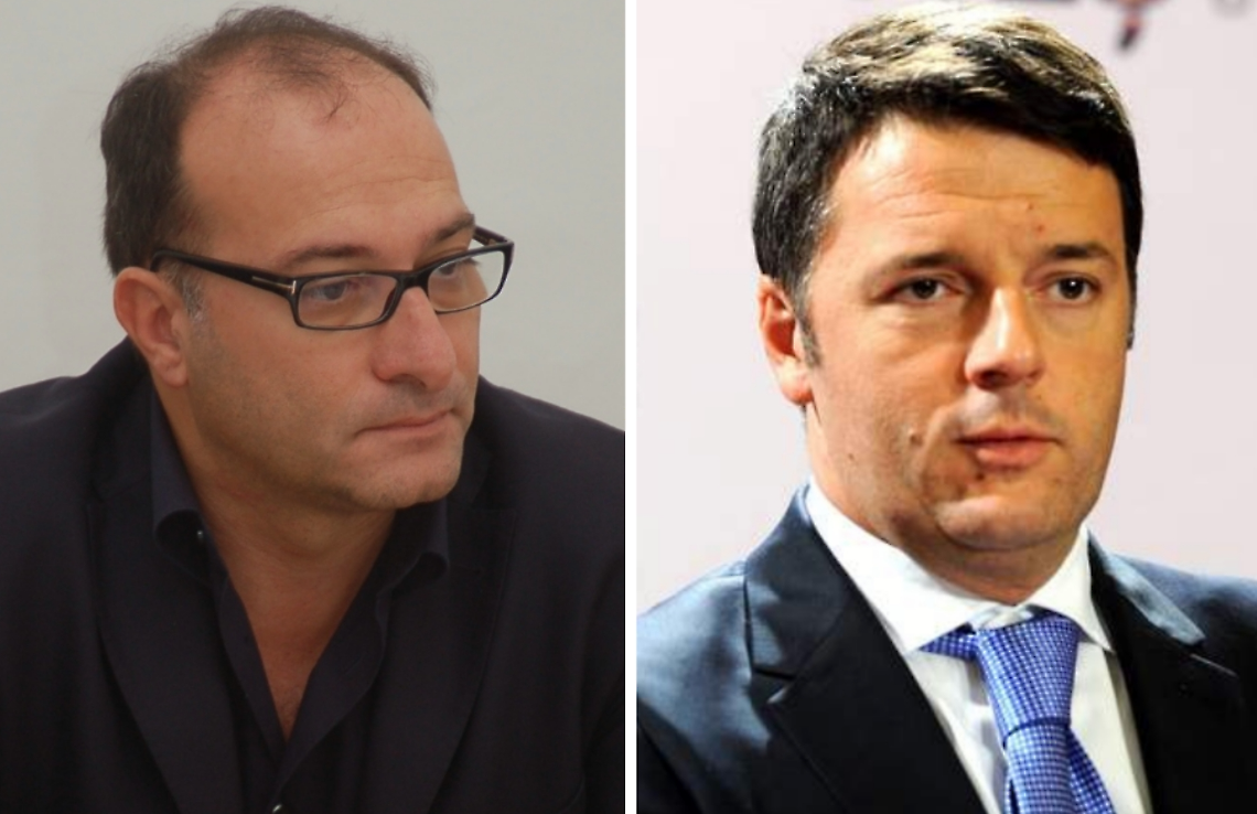 Pietro Lospinuso, già consigliere regionale, ed il senatore Matteo Renzi