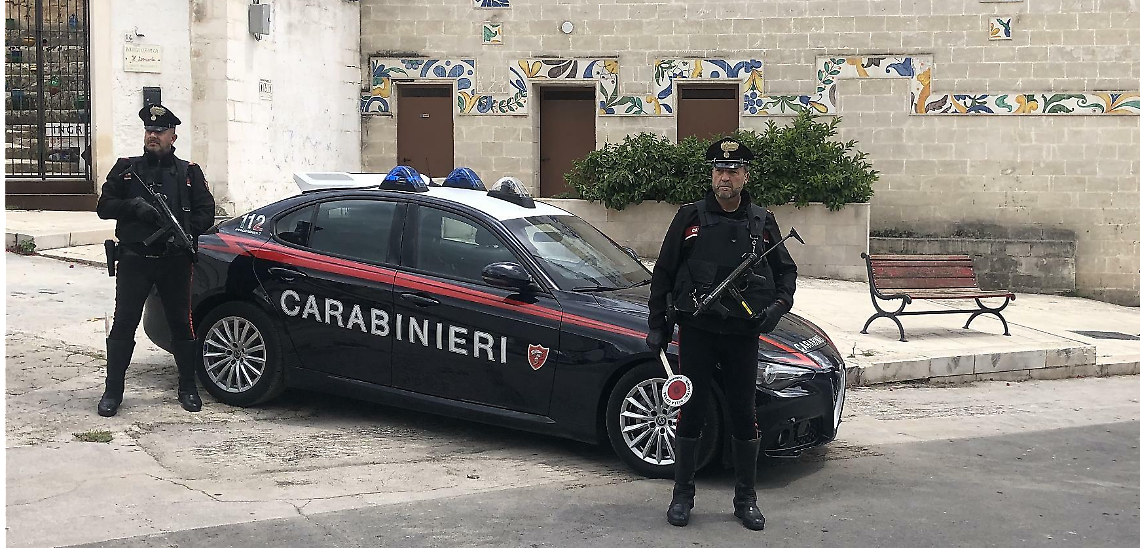 I carabinieri a Grottaglie