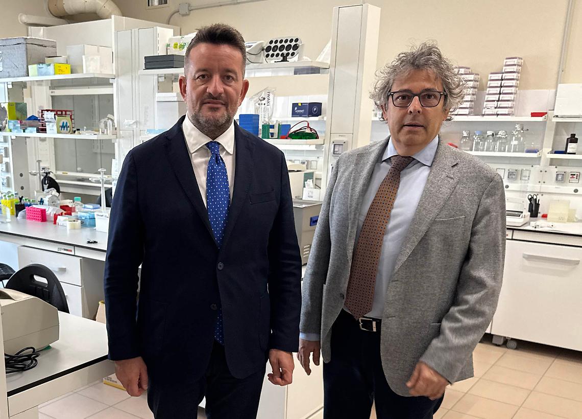 Enzo Delvecchio e Gianluigi Giannelli