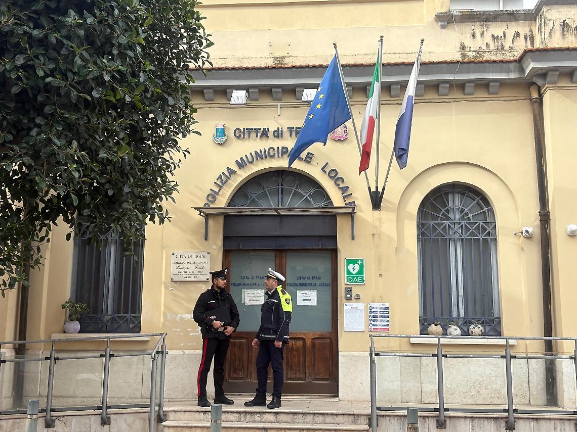 La sede della Polizia locale di Trani