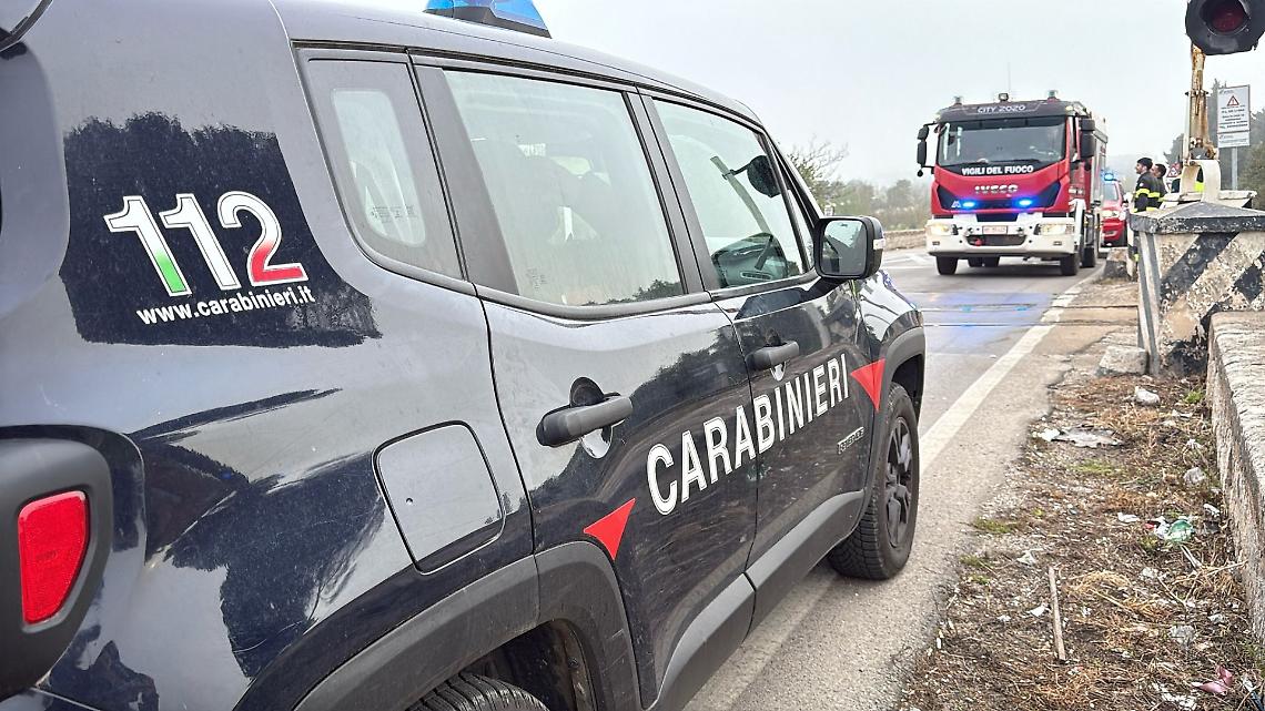 Il passaggio a livello dove si è verificato l'incidente - foto Francesco Manfuso