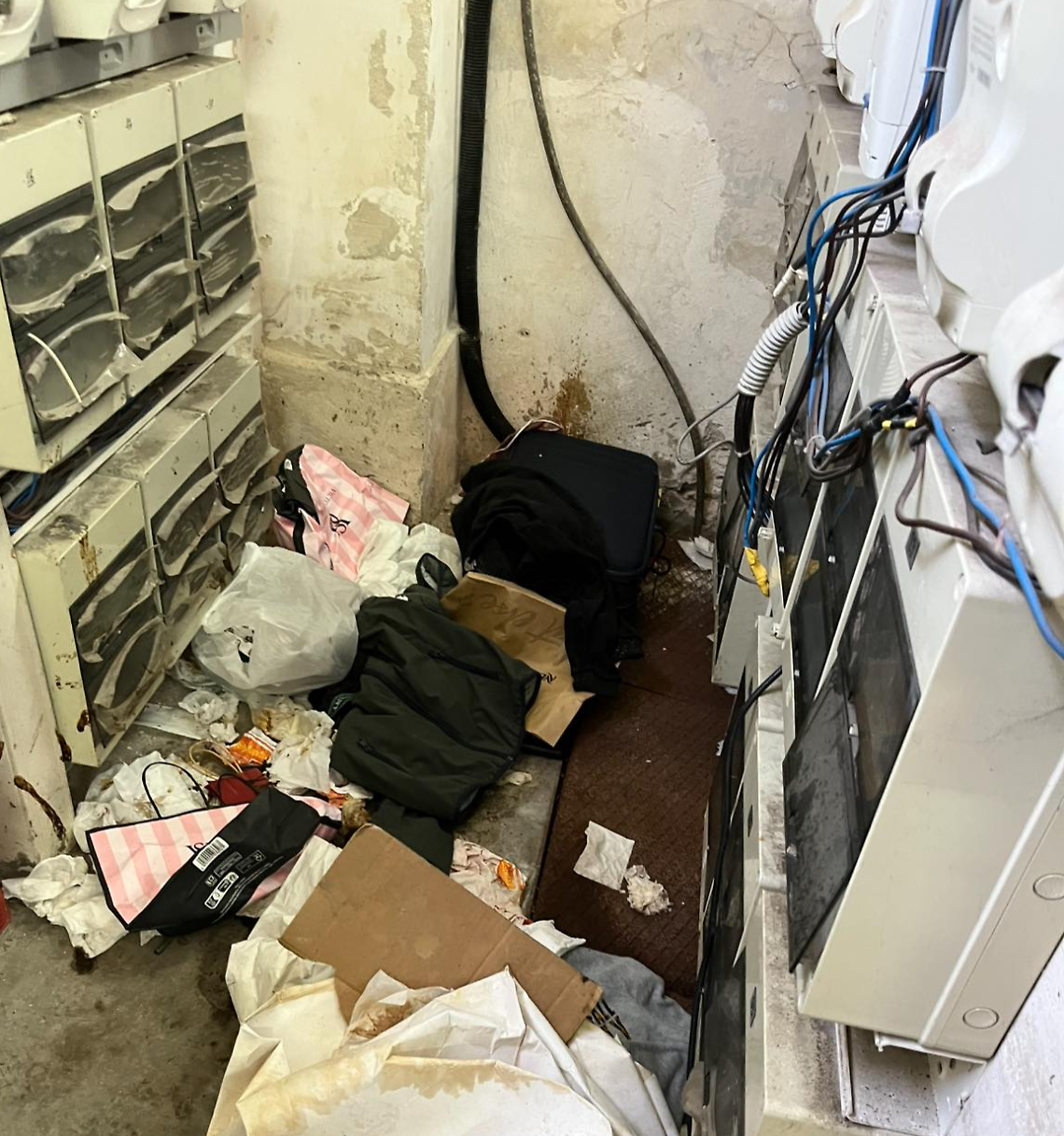 Il vano condizionatori dell'Ex Manifattura Tabacchi di Bari - foto di Luca Bratta 