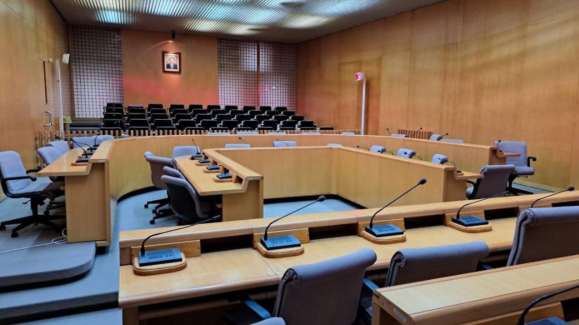 L'aula del Consiglio comunale di Molfetta