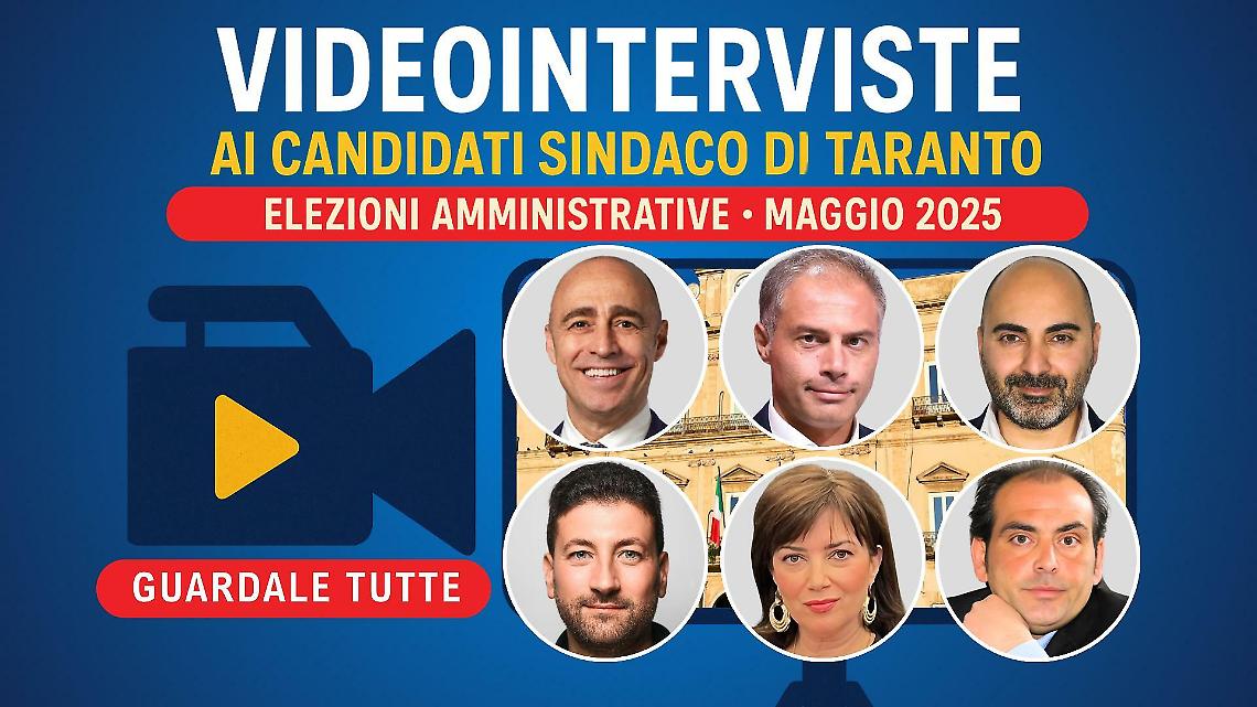 Chi guiderà Taranto? Faccia a faccia con i sei candidati sindaco