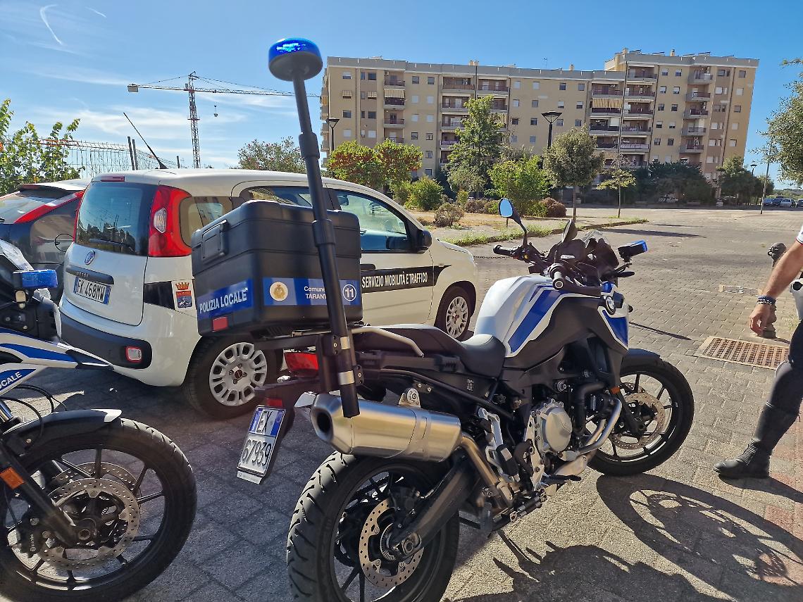 La Polizia locale di Taranto