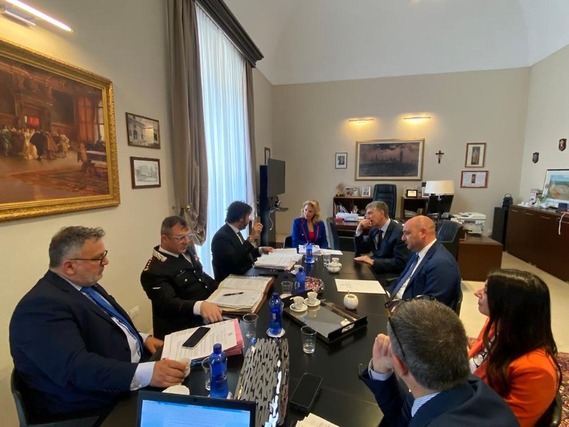 Vertice in Prefettura a Barletta sulla sicurezza