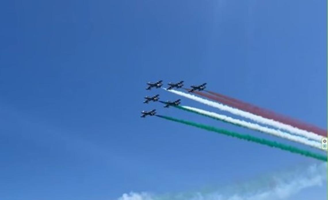 Le Frecce Tricolori a Bari