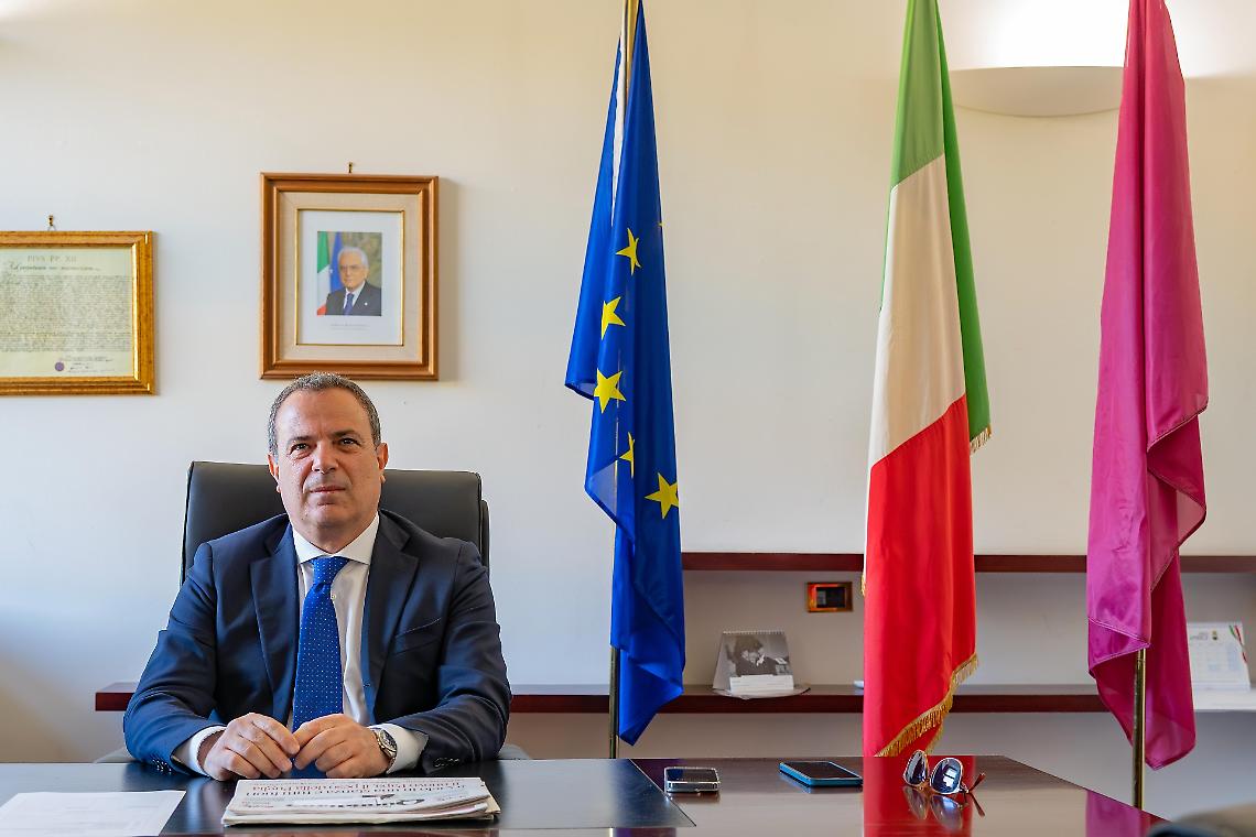 Il Questore di Lecce Giampietro Lionetti