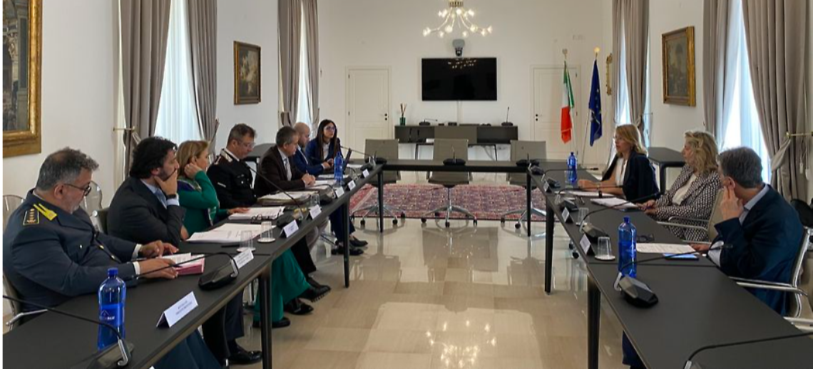 Il vertice in Prefettura Bat
