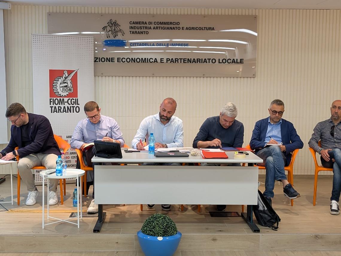 L'assemblea della Fiom Cgil 