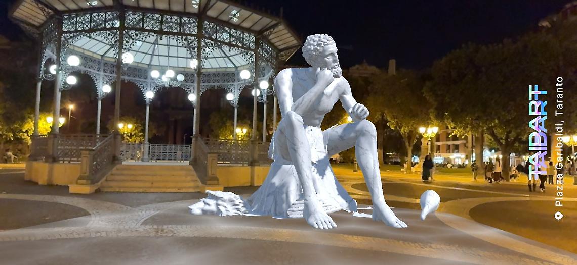 Eracle di Lisippo - Scultura digitale TAIDART