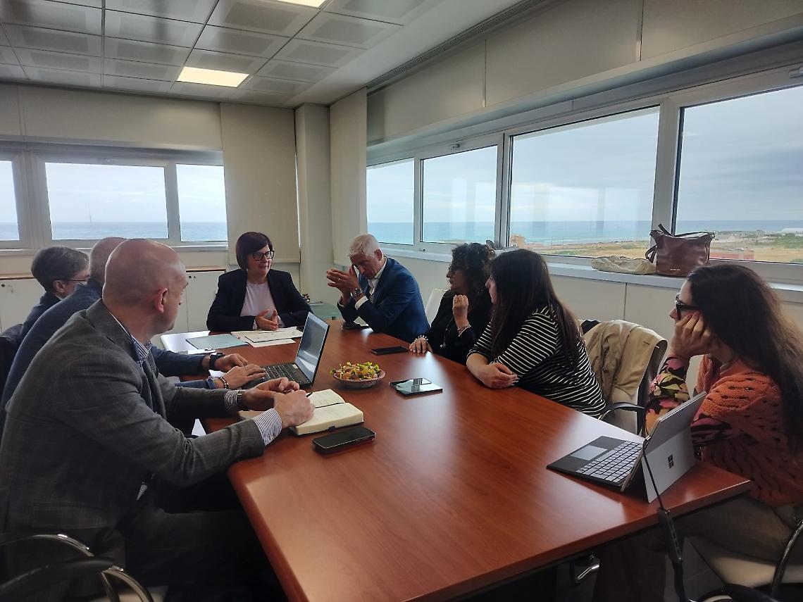 Il vertice in Regione con l'assessore Debora Ciliento