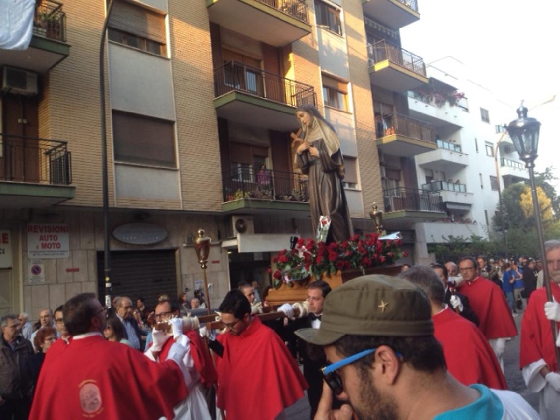 Da tutta la provincia per la festa di Santa Rita