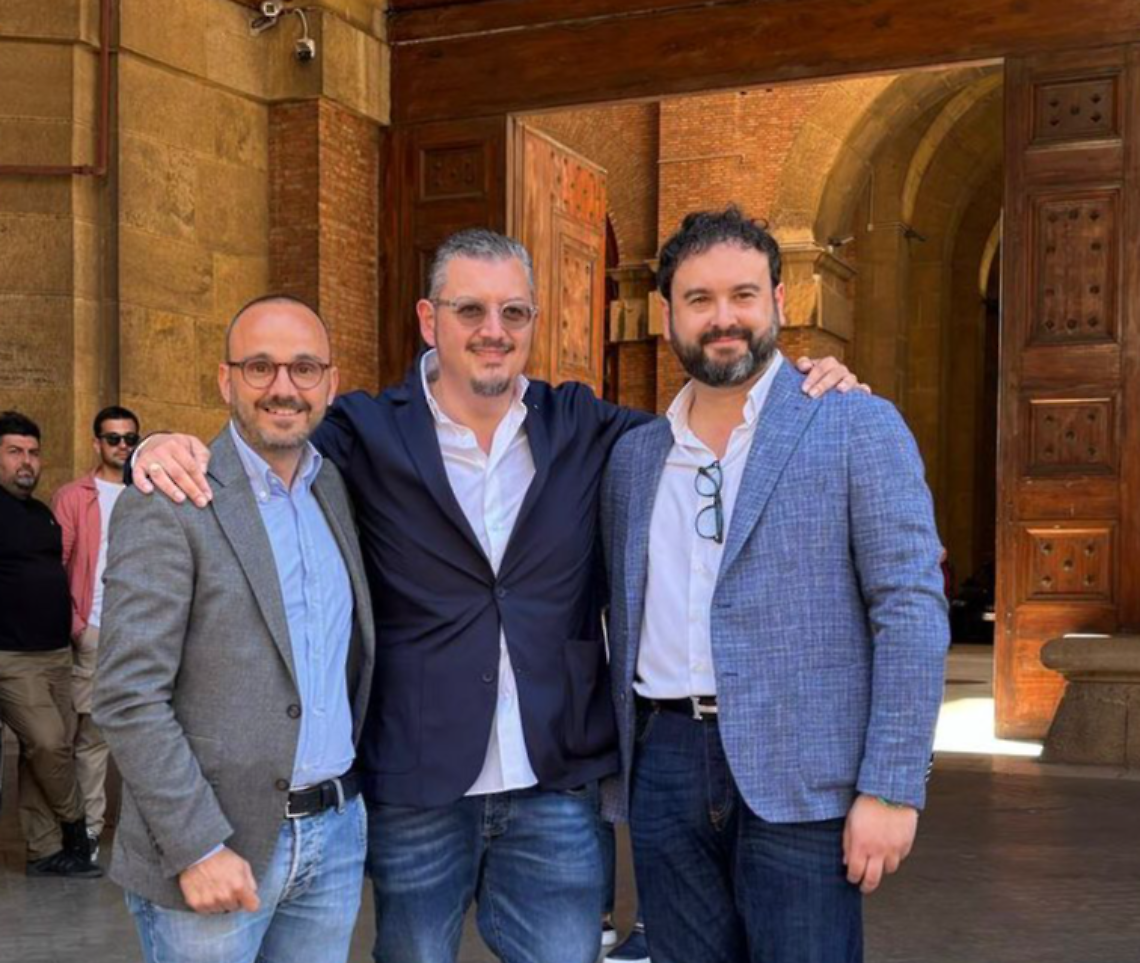 Da sinistra: D'Alò, Longo, Palmisano 