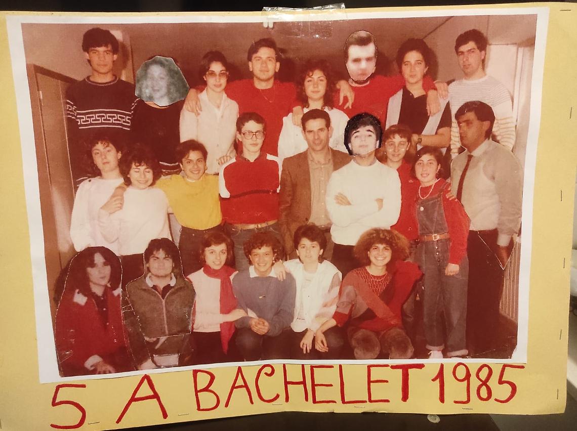 La 5^ A dell'istituto tecnico commerciale ‘Bachelet’ 