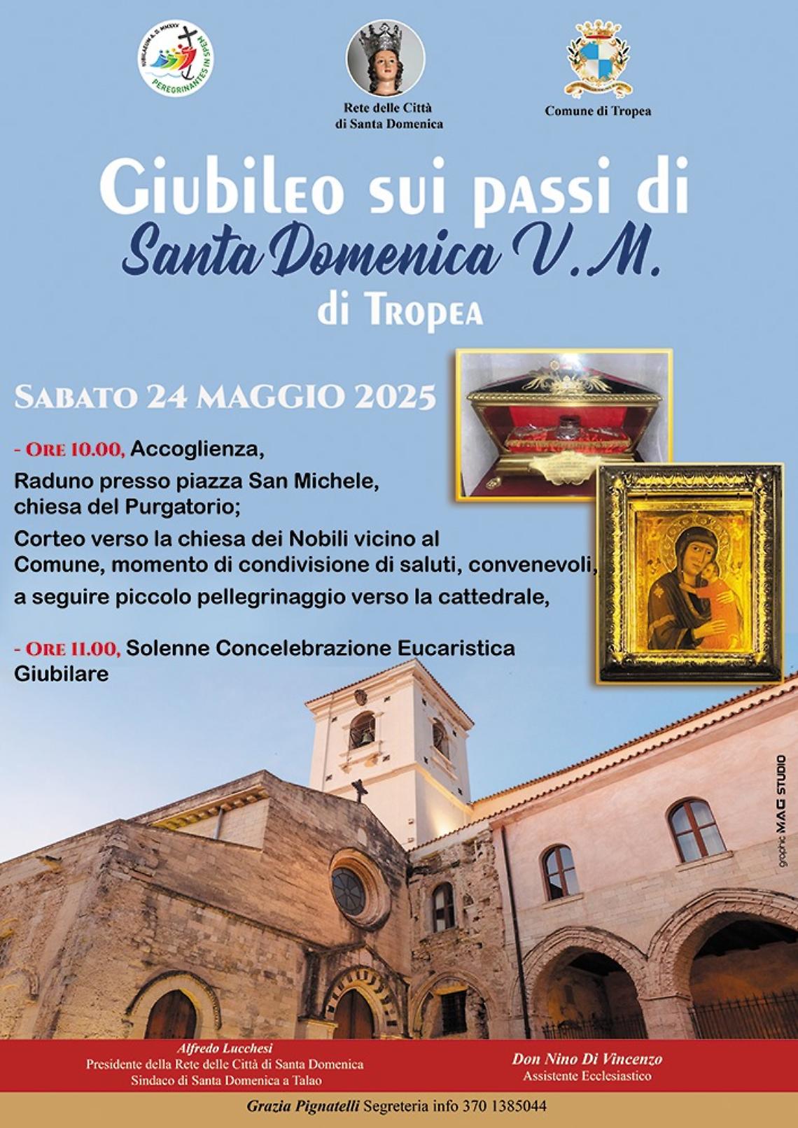 Il giubileo sui passi di Santa Domenica di Tropea