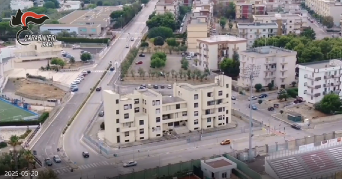 La Caserma dei carabinieri di Molfetta