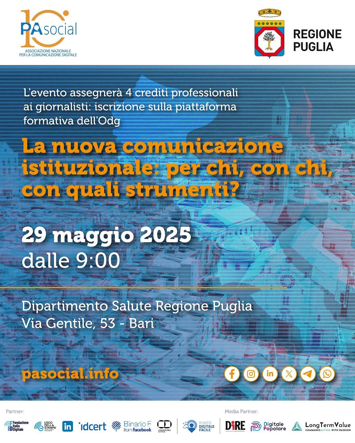 L'incontro sulla nuova comunicazione istituzionale