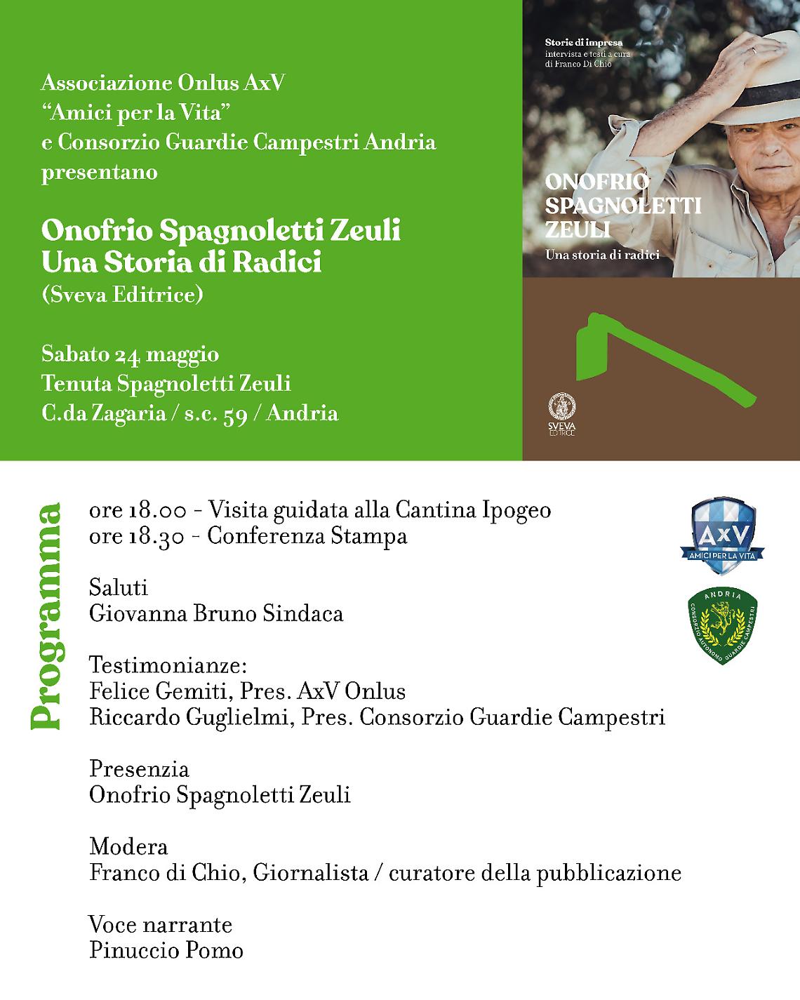 Radici, memoria e impresa: ad Andria la storia di Onofrio Spagnoletti Zeuli