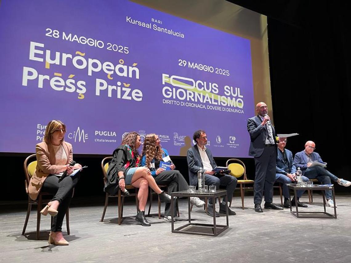 Presentato a Bari il Premio europeo della Stampa