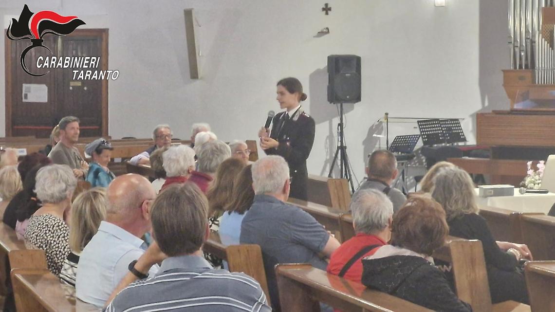 L'incontro con i Carabinieri 