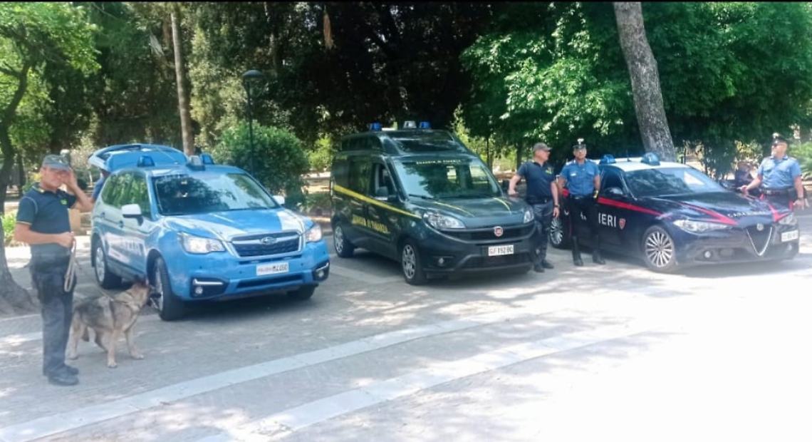 I controlli di Polizia, Guardia di Finanza e Carabinieri a Lecce