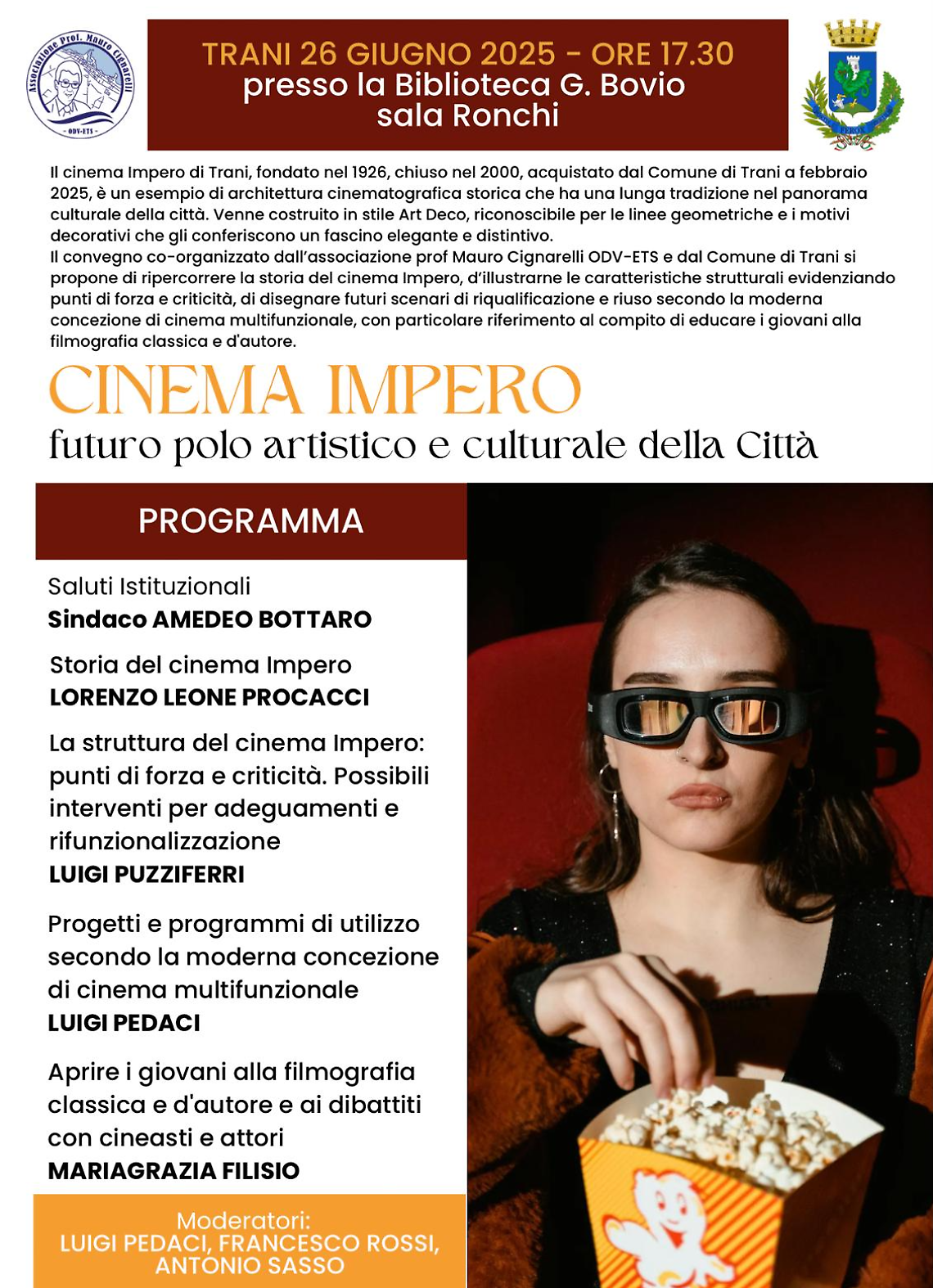 La locandina dell'appuntamento
