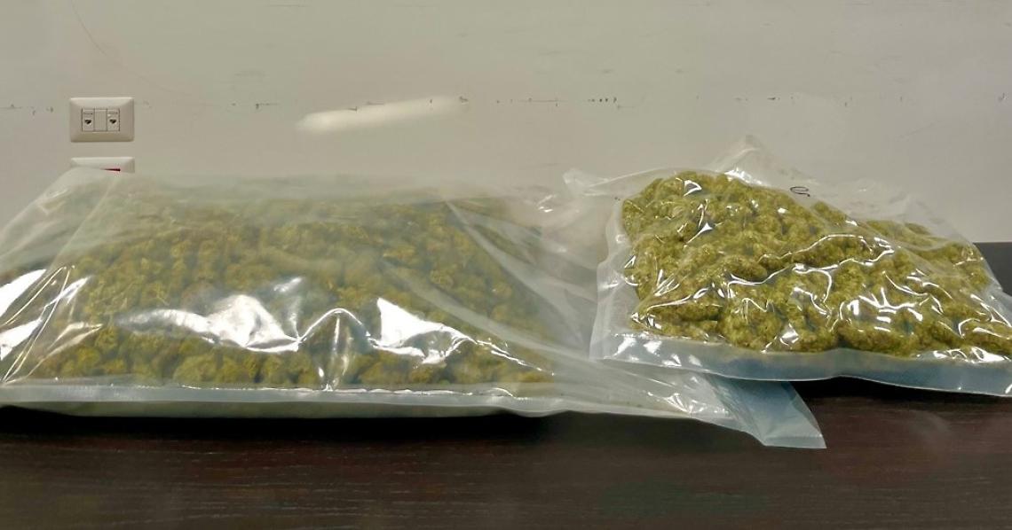 La droga sequestrata dalla Polizia di Stato a Barletta