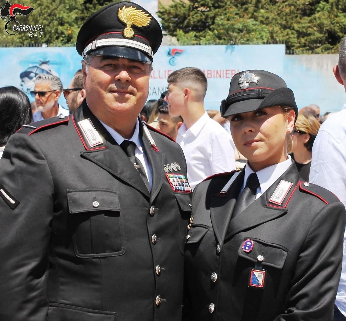 A sinistra il maresciallo Antonio Altavilla