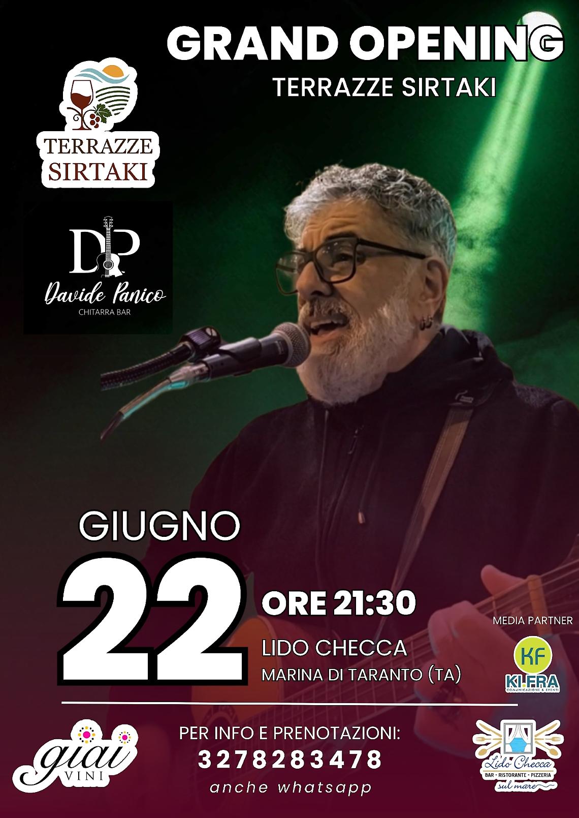 L'inaugurazione de Le Terrazze Sirtaki