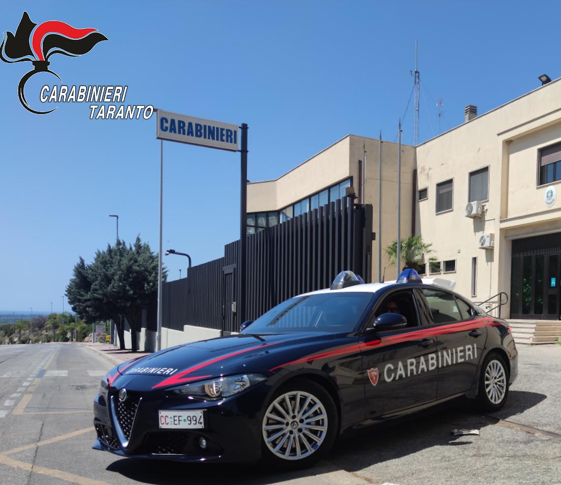 La caserma dei carabinieri di Bisceglie
