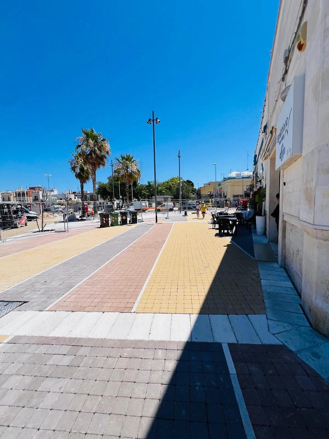 Il lungomare di Santo Spirito a Bari