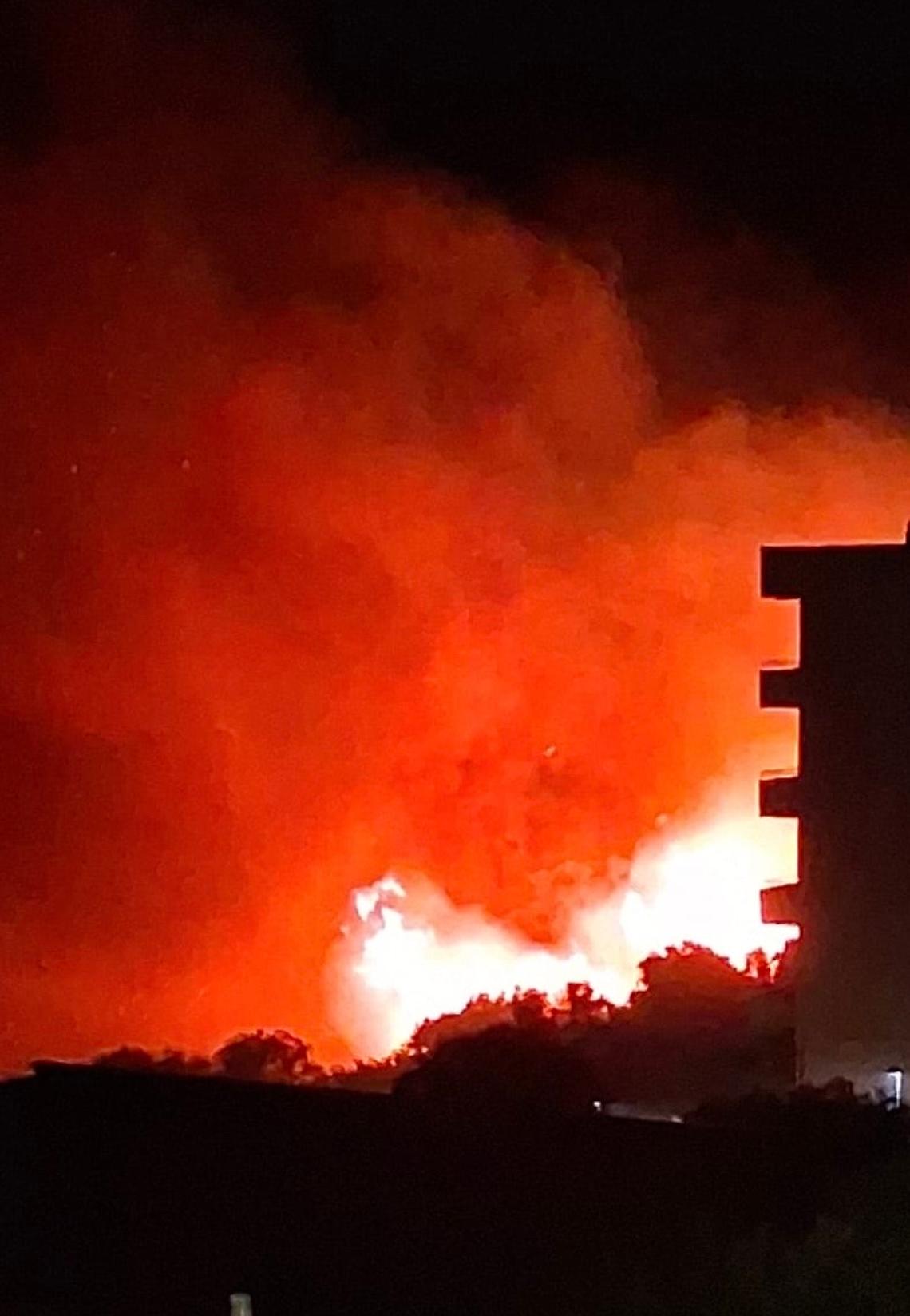 Incendio a Ginosa - archivio