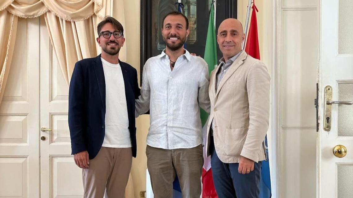 Da sin.: Mattia Giorno, Gennaro Giudetti e Piero Bitetti