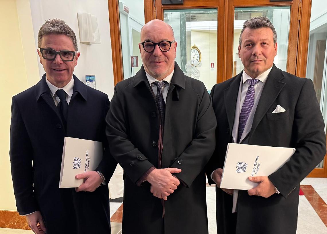 Da sin.: Pasquale Di Napoli, Salvatore Toma e Michele De Pace