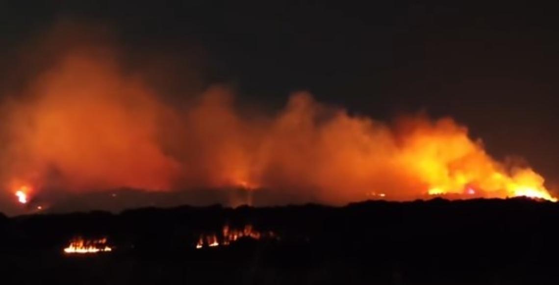 Il devastante incendio di Otranto