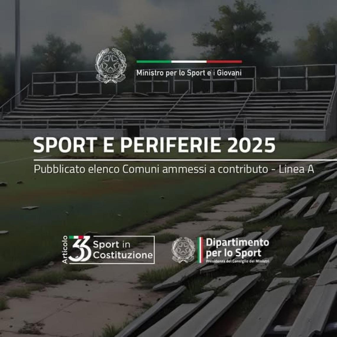 Il bando Sport e Periferie