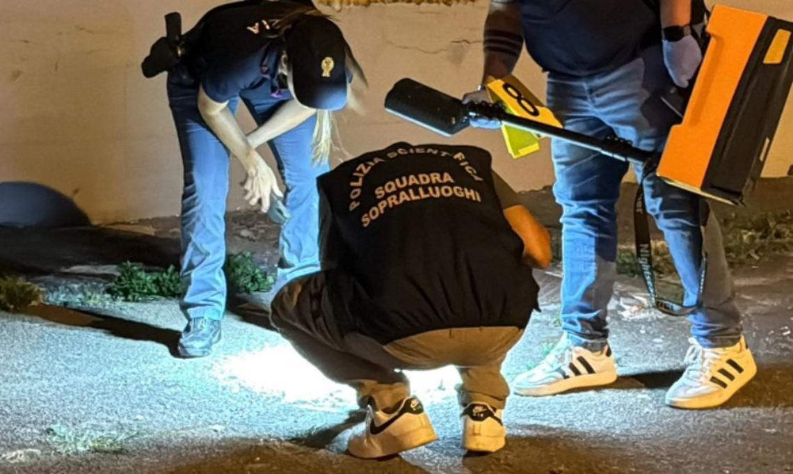 Sparatoria in via Machiavelli - foto di Francesco Manfuso